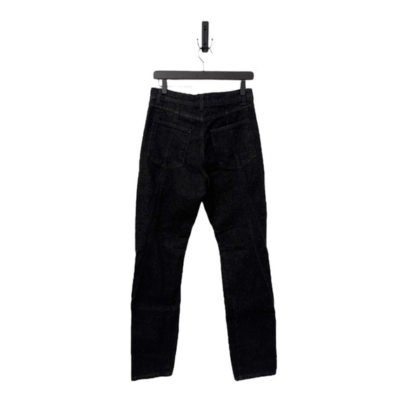 NWOT ZARA Slim High-Waisted Paneled Black Jeans - Picture 2 of 4